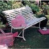 French Metal Garden Bench